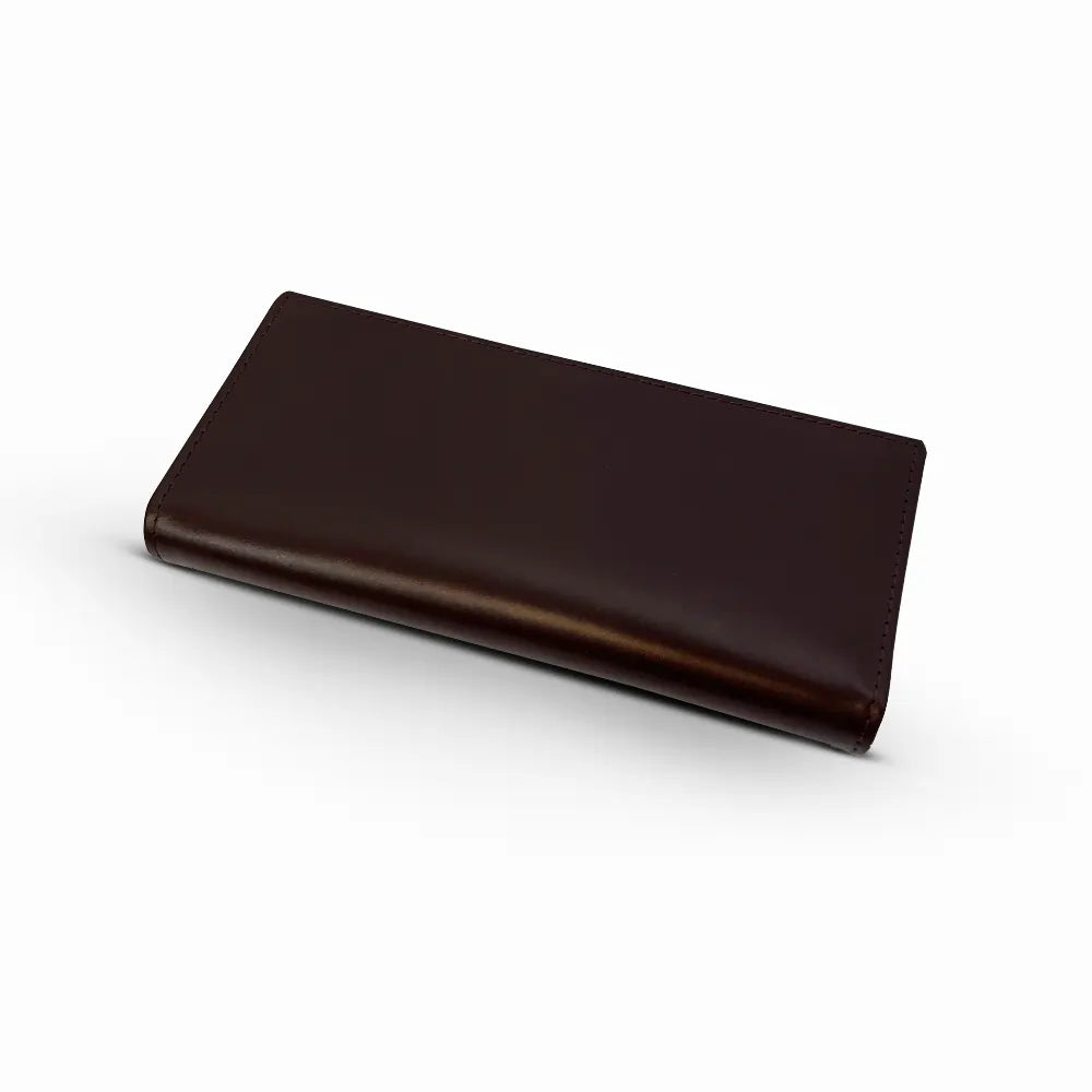 Leather Cheque Book Wallet