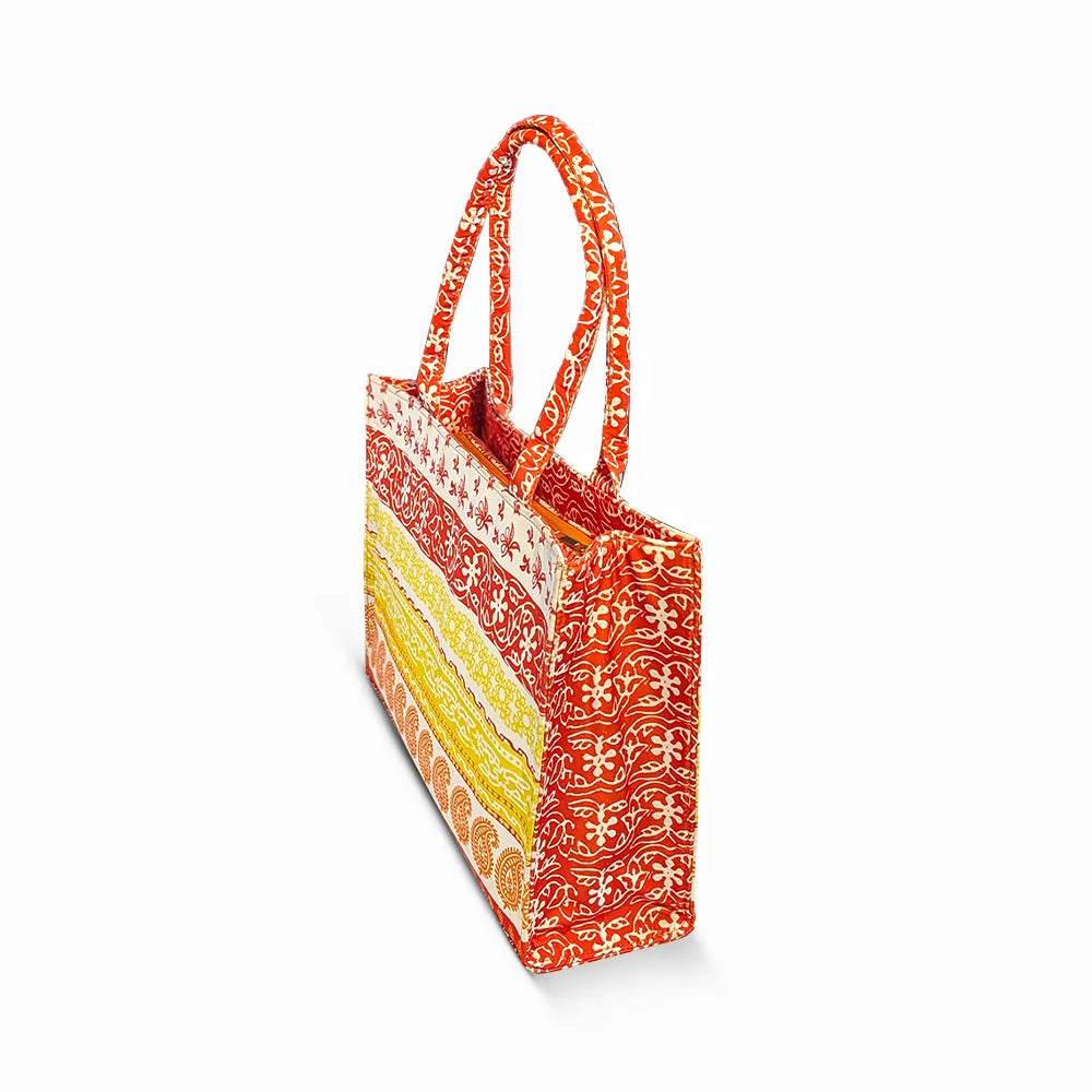 Orange Canvas Tote Bags