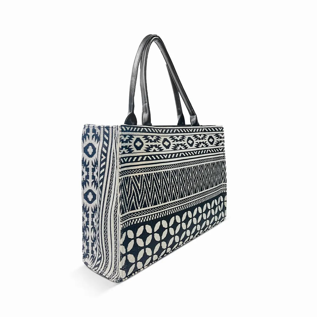 Printed Canvas Tote Bag