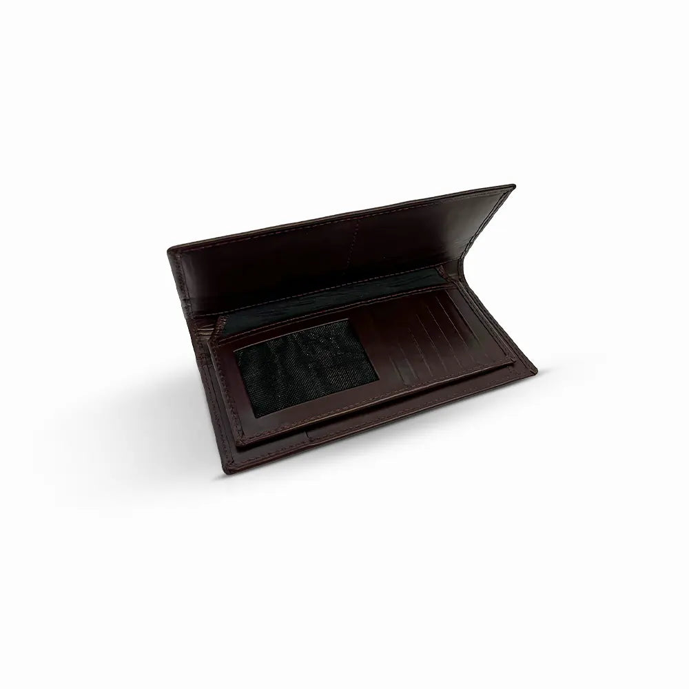 Leather Cheque Book Wallet