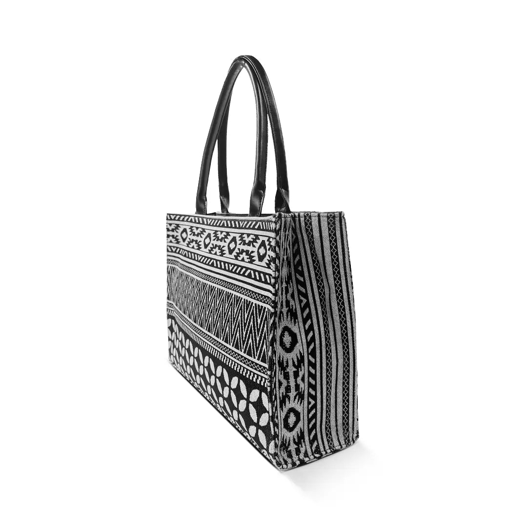Printed Canvas Tote Bag