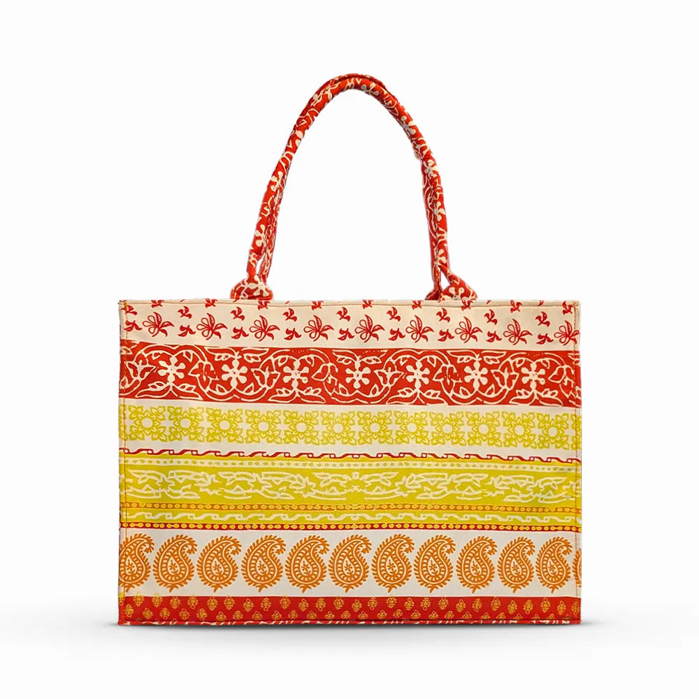 Orange Canvas Tote Bags