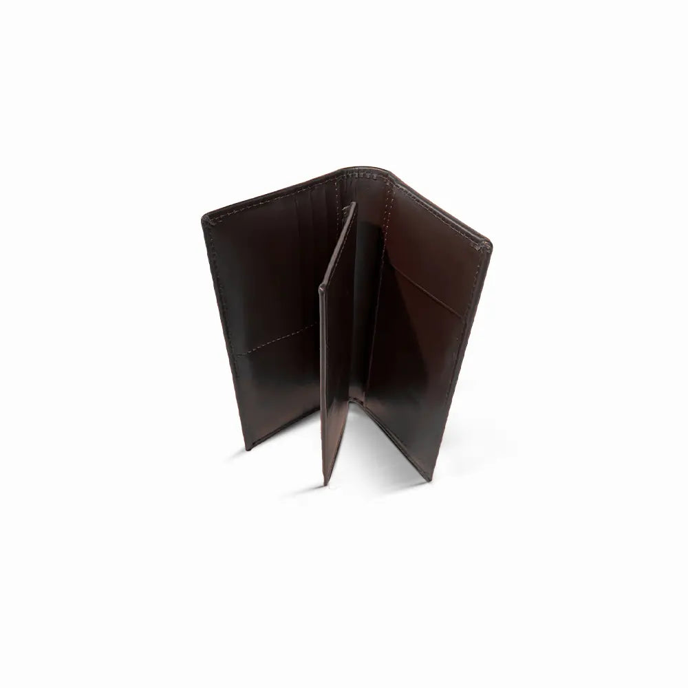 Leather Cheque Book Wallet