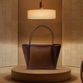 Brown Faux Leather Bag