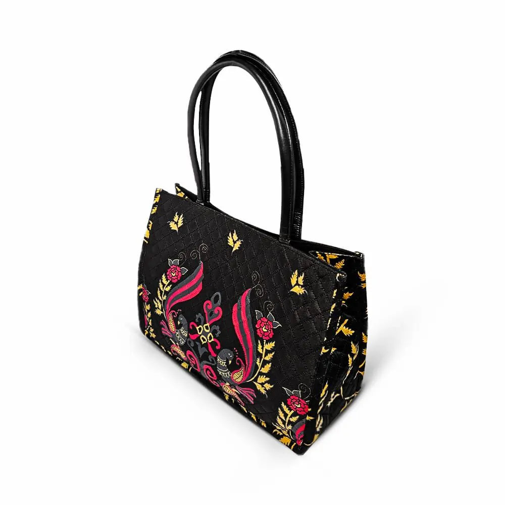 Black Velvet Tote Bag & Pouch